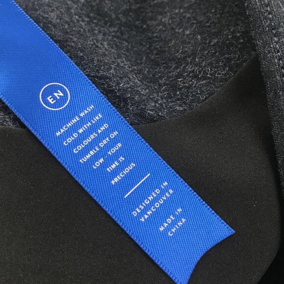 Kit & Ace Blue Jordan Cashmere Blend Bomber Jacket - Picture 10 of 12